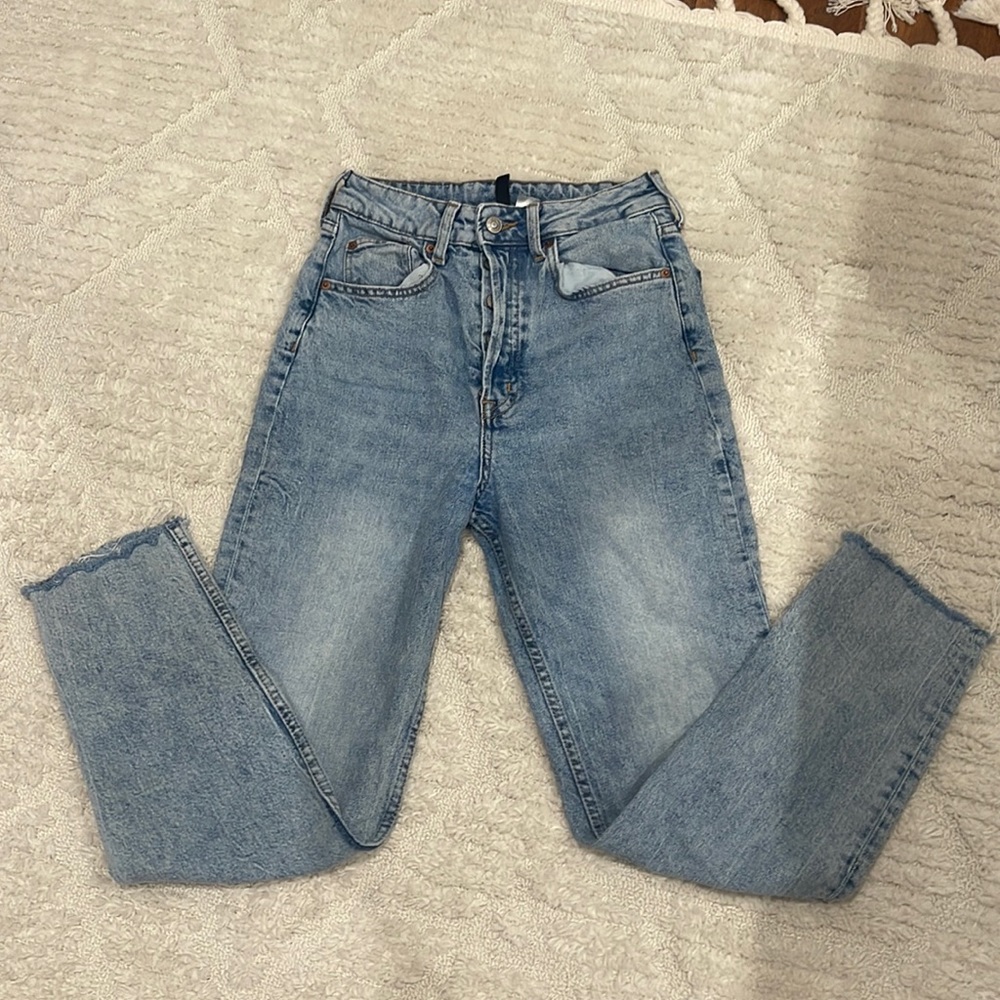 High rise Divided light wash boyfriend jeans